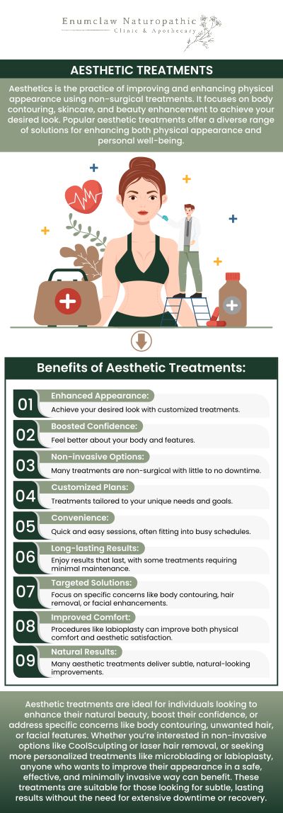 Dr. Natalie Walch offers a range of personalized aesthetic services to help you look and feel your best. Our treatments focus on enhancing your natural beauty with skin rejuvenation, anti-aging solutions, and body contouring techniques. With a combination of advanced methods and holistic approaches, we provide safe, effective, and long-lasting results tailored to each patient’s unique needs. For more information, contact us or request an appointment online. We are located at 2355 Griffin Ave Ste S, Enumclaw, WA 98022. Dr. Natalie Walch offers a range of personalized aesthetic services to help you look and feel your best. Our treatments focus on enhancing your natural beauty with skin rejuvenation, anti-aging solutions, and body contouring techniques. With a combination of advanced methods and holistic approaches, we provide safe, effective, and long-lasting results tailored to each patient’s unique needs. For more information, contact us or request an appointment online. We are located at 2355 Griffin Ave Ste S, Enumclaw, WA 98022.